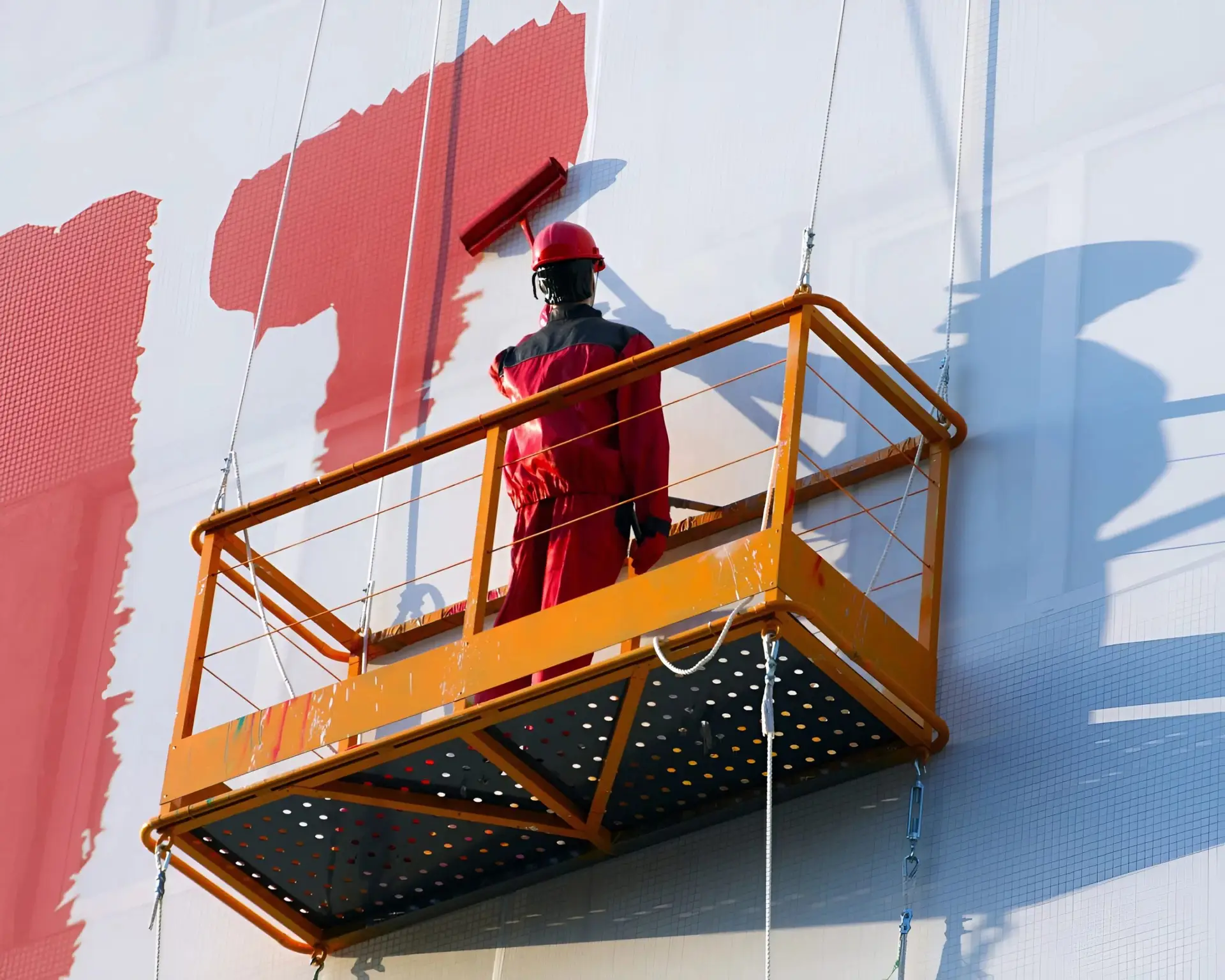 Commercial building painting by a professional exterior painter in Clovis, CA